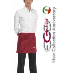 Grembiule Falda Banconiere Con Tascone Red Rosso Fuoco cm 40x70 Art.6100007C