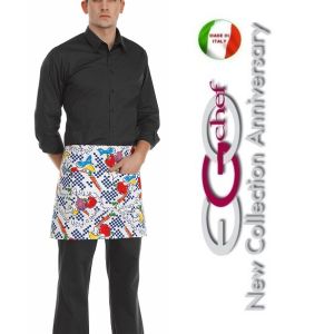 Grembiule Falda Banconiere Con Tascone Fantasy  cm 40x70 Art. 700102