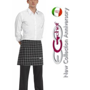 Grembiule Falda Banconiere Con Tascone Square cm 40x70 Art. 6100121A