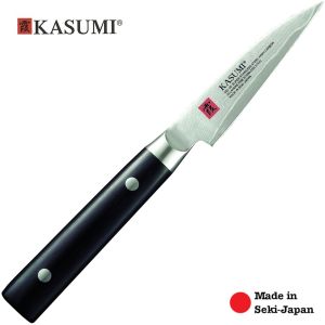 Coltello Professionale Giapponese Damasco 32 Strati KASUMI Verdura - Chef con lama da 8 Cm Art. 82008