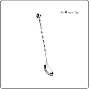 Cucchiaio Acciaio per Miscelare Cocktail Professionale Vin Bauquet cm 30  Art.FIK004