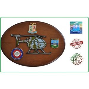 Crest Araldico Aerei NH 500E Aeronautica Militare Italiana cm 22,5 X 17,5 Art. AM0315