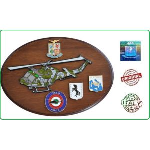 Crest Araldico Aerei AB.212 Aereonautica Militare Italiana cm 22,5 X 17,5 Art. AM0316