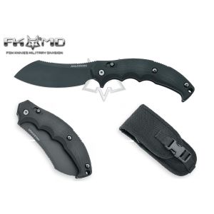 Coltello Serramanico Combattimento Militare Survival Anunnaki Black Fox FKMD Art. FX-505