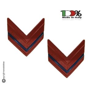 Coppia di Gradi Metallo Nuovo Modello Aeronautica Aviere Scelto Art.G2-ARS