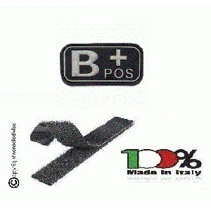 Patch 3D Gommata con Velcro 3D PVC B POS INC101 Art. 444100-3504