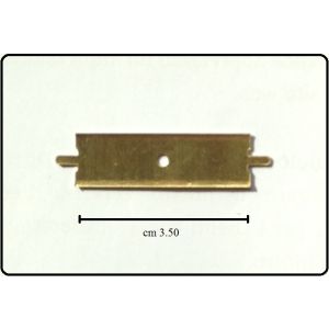 Piastrina Ottone Per Nastrino Prodotto Italiano Art.NSD-P-NAS