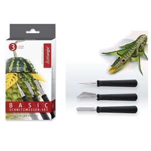 Set di Coltelli da Intaglio, 3 pezzi Triangle 90 857 03 02 Basic Frutta Verdura Ortaggi Art. 908570302