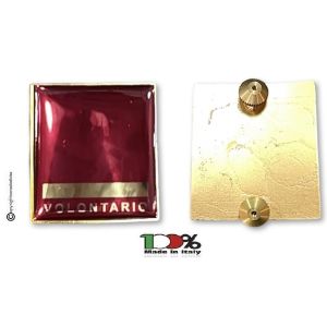 Coppia Gradi di Qualifica New Fondo Amaranto Vigili del Fuoco Capo Squadra Volontario Art. VVFF-G22