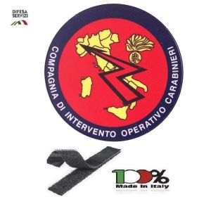 Patch Toppa Ricamata Carabinieri Compagnia di Intervento Operativo Carabinieri Grande Art.CC-I