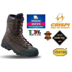 Anfibi Stivaletto Scarponcino Testa di Moro Marrone Crispi Crispi® Tiger GTX® in GORETEX®  Esercito Aeronautica Corpi Speciali Polizia Vigilanza Art. 1502440