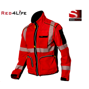 Giubbino Energy Certificato UNI EN ISO 20471 Operatori Pronto Intervento Soccorso Sanitario 118 Red4Life Gruppo Siggi Art. 07GB0403