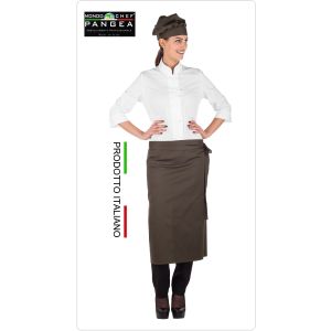 Falda Grembiule Vita Scozia Colore Verde Militare Pangea Italia Art.SC0700  