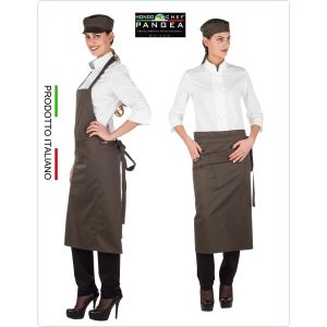 Falda Grembiule Vita + Pettorina 2 in 1 Portogallo Colore Verde Militare Pangea Italia Art.PO0700