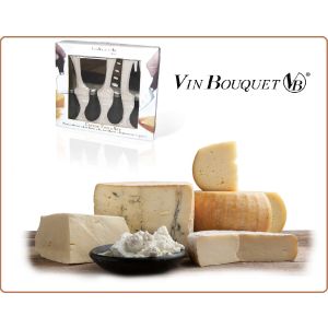 Coltelli Formaggi Set 4 pezzi Vin Bouquet Art.FIH067
