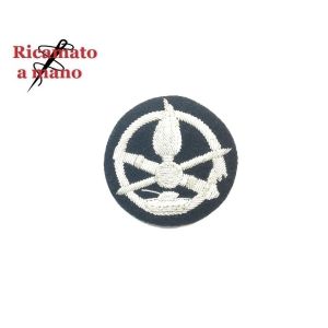 Fregio Stemma Basco Canuttiglia Ricamato a Mano Novità Esercito Italiano Carristi Art.NSD-CAN-4