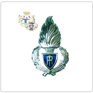 Fregio Grande Metallo per Berretto Tesa Polizia Penitenziaria Art.NSD-FPP