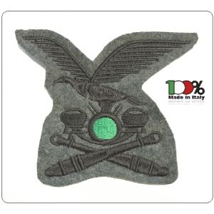 Fregio Ricamato a Macchina per Cappello Alpino ARTIGLIERIA ALPINA Prodotto Ufficiale Art. ALPI-1