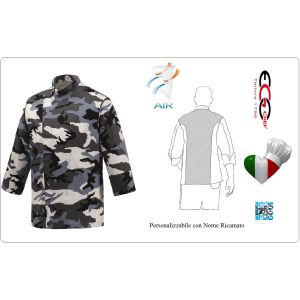 Giacca Cuoco Chef Jacket Confort Air Artic Woodlan Urban Ego Chef Italia Art.2029111A