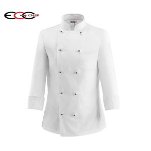 Giacca Cuoco Chef Alimentarista  Donna White Woman Lady Ego Chef Italia Art. 1004001A