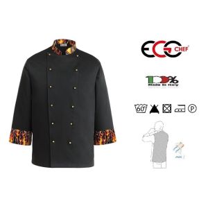 Giacca Professionale Cuoco Chef  Devil Inferno Ego Chef Italia Art. 2039002C