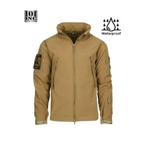 Giacca Giubbino Impermeabile Soft Shell Jack Tactical Waterprof Softshell PCU Sabbia Tan Coyote 101 INC Originale Art. 129840T