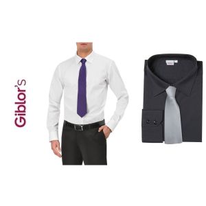 Camicia Uomo Banca o Nera  Manica lunga Cameriere Sommelier Barman Art. 11P01O56