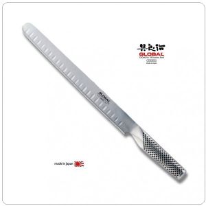 Coltello Forgiato Professionale Prosciutto Salmone cm 27 Global Cuchi Chef Art.G-65 