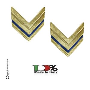 Coppia di Gradi Metallo Nuovo Modello Aeronautica Sergente Art.G4-ARS