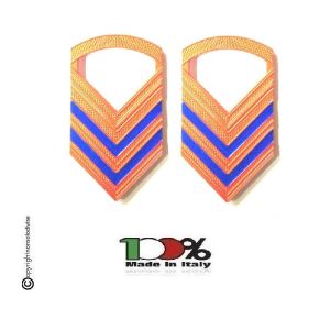 Coppia di Gradi Metallo Nuovo Modello Aeronautica I° Aviere Capo Art.G1-AR