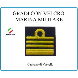 Grado a Velcro Giubbotto Navigazione Marina Militare Capitano di Vascello  Art.M-22