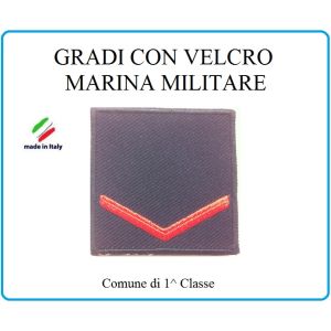 Grado a Velcro Giubbotto Navigazione Marina Militare Comune di 1 Classe Art.M-2