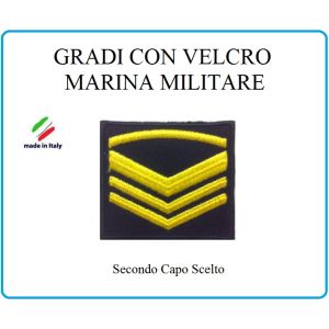 Grado a Velcro Giubbotto Navigazione Marina Militare Secondo Capo Selto  Art.M-10