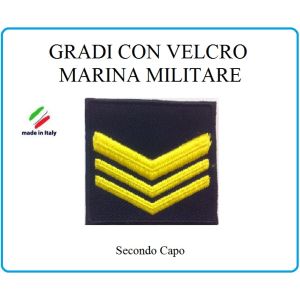 Grado a Velcro Giubbotto Navigazione Marina Militare Secondo Capo  Art.M-9