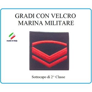 Grado a Velcro Giubbotto Navigazione Marina Militare Sottocapo di 2 C.  Art.M-5