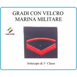 Grado a Velcro Giubbotto Navigazione Marina Militare Sottocapo di 3 C.  Art.M-4