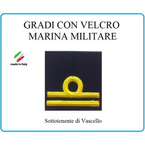 Grado a Velcro Giubbotto Navigazione Marina Militare Sottotenente di Vascello Art.M-18