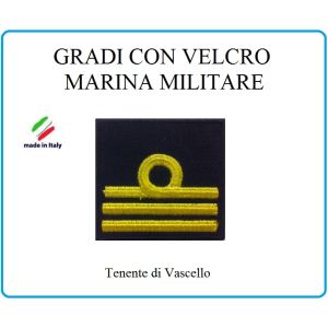 Grado a Velcro Giubbotto Navigazione Marina Militare Tenente di Vascello Art.M-19