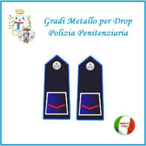 Gradi Metallo Polizia Penitenziaria per Drop Agente Scelto  Art.PP-2