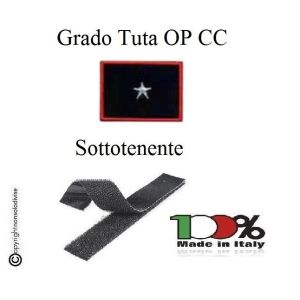 Gradi Tuta Ordine Pubblico Carabinieri con Velcro SOTTOTENENTE Art.CC-O12