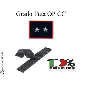 Gradi Tuta Ordine Pubblico Carabinieri con Velcro TENENTE Art.CC-O13