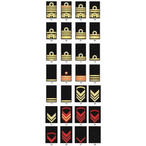 Grado Gradi Con Velcro Marina Militare Colore Blu  Art.FAV-MARINA