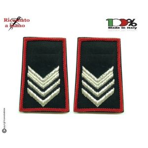 Gradi Tubolari Carabinieri Ricamati a Mano Canuttiglia  New Brigadiere Art.CC-CAN-10