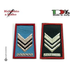 Gradi Tubolari Carabinieri Ricamati a Mano Canuttiglia  New Brigadiere Capo Art.CC-CAN-2