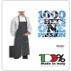 Grembiule Cucina Pettorina con Tascone cm 90x70 Bip Apron SIR Ego Chef Italia Art. 6103054A
