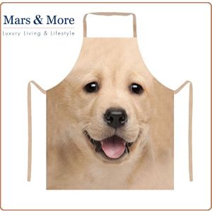 Grembiule con Pettorina Professionale Immagine Labrador Biondo Mars & More Art.7165853