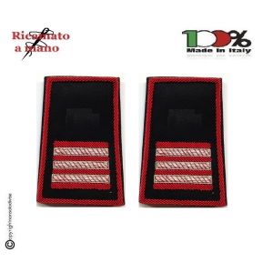 Gradi Tubolari Carabinieri Ricamati a Mano Canuttiglia  New Maresciallo Aiutante Art.CC-CAN-9