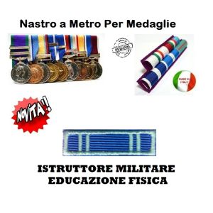Nastrino Bombato Istruttore Militare Educazione Fisica  Art.CC-N1