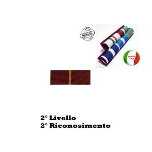 Nastrino Bombato Polizia di stato 2 Livello 2 Riconoscimento Art.PS-N2