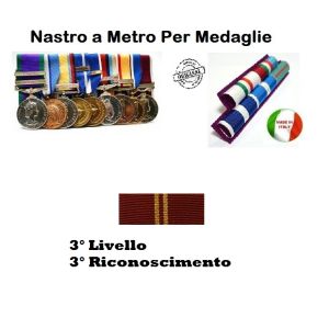 Nastrino Bombato Polizia di stato 3 Livello 3 Riconoscimento Art.PS-N3